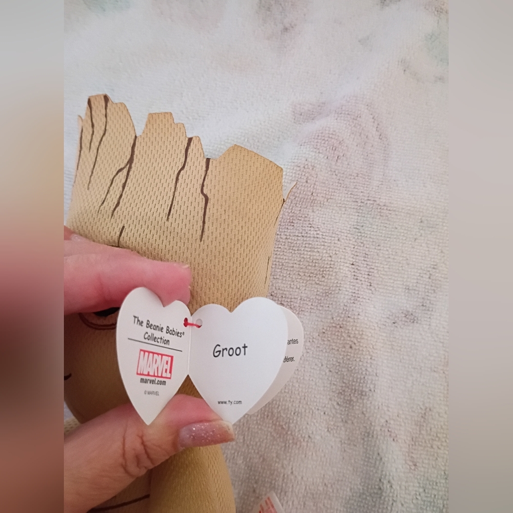 Ty Groot Tan Plush Beanie Baby Still Has Ty Tag On It. - Picture 5 of 6